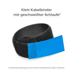 Klett Kabelbinder mit Schlaufe 16 x 130mm | BLAU