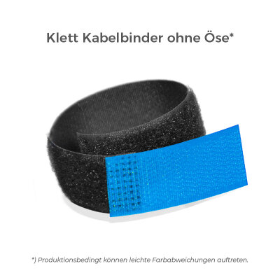 Klett Kabelbinder ohne Öse 16 x 160mm | BLAU