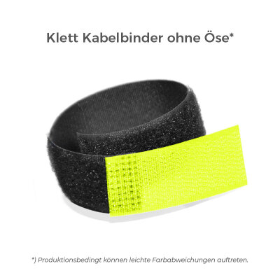 Klett Kabelbinder ohne Öse 16 x 160mm | NEON GELB