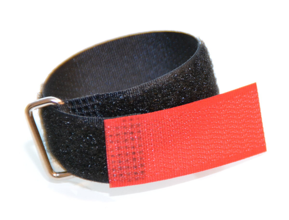 10 Klett Kabelbinder 160 x 16 mm neonrot Kabelklettband Kabelklett Klettband Öse 