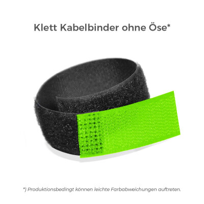 Klett Kabelbinder ohne Öse 16 x 160mm | NEON GRÜN