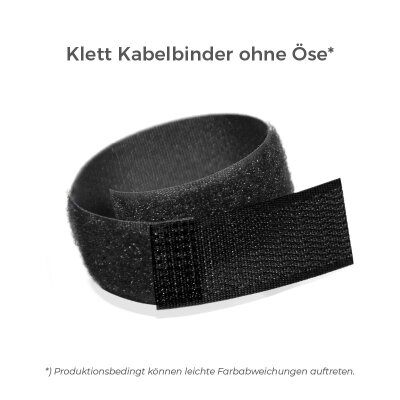 Klett Kabelbinder ohne Öse 16 x 160mm | SCHWARZ