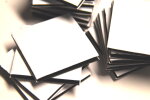 Klettband Klebepads selbstklebend 50mm x 50mm Schwarz