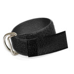 Klett Kabelbinder mit Metallöse und Einhängeschlaufe entgegengesetzt 20mm x 200mm Schwarz