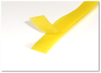 Klettband Farbig Flauschband 38mm GELB