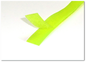 Klettband Farbig Flauschband 50mm NEON GELB