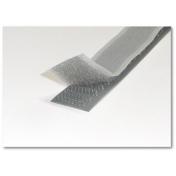 Klettband Farbig Hakenband 38mm GRAU
